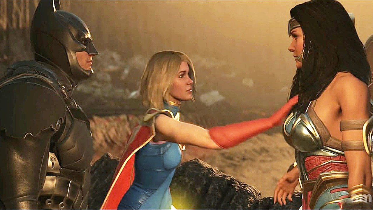 Supergirl Saves Batman From Wonder Woman Scene 4K ULTRA HD