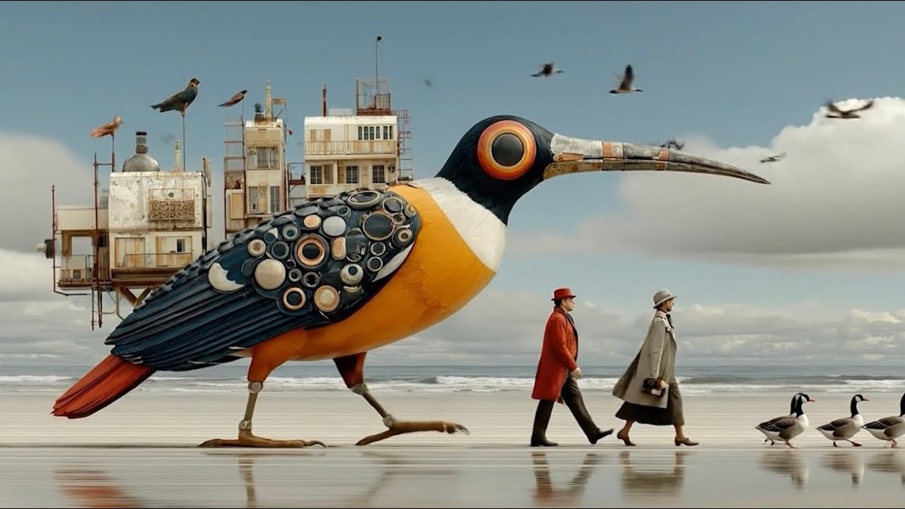 Surreal AI Beach Scenes -Mother Earth