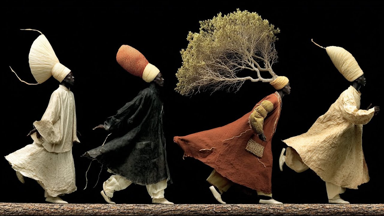 Surreal AI Dance Video - Saffron and Smoke - Kelly Boesch | 4K