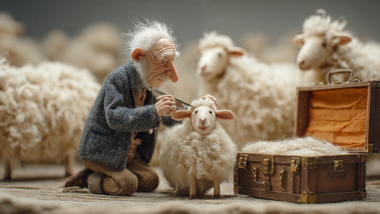 Surreal AI Film • A Very Unusual Town | The Quiet Road of Returning Sheep (4K)