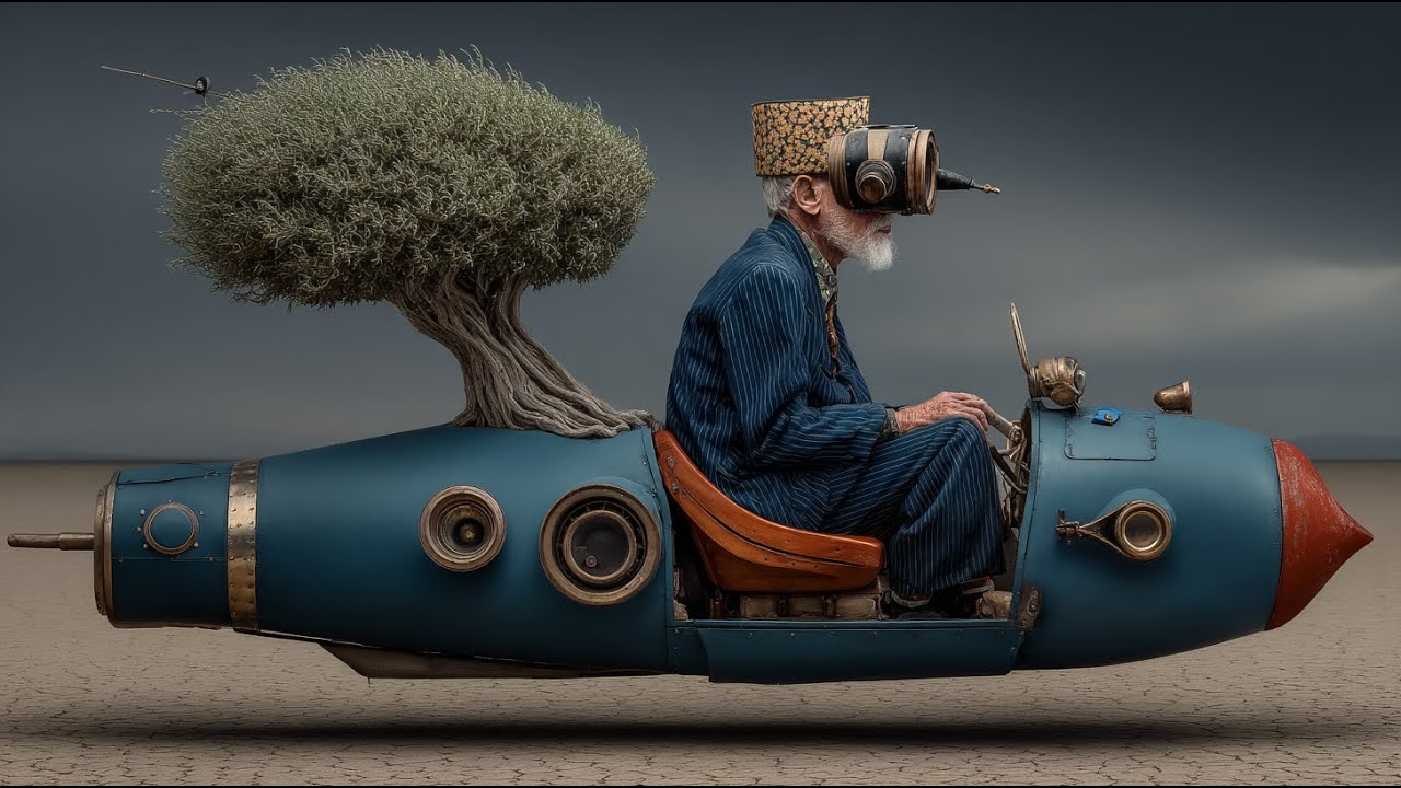 Surreal AI Music Video Flying Machines-I'm Floating High - Kelly Boesch | 4K