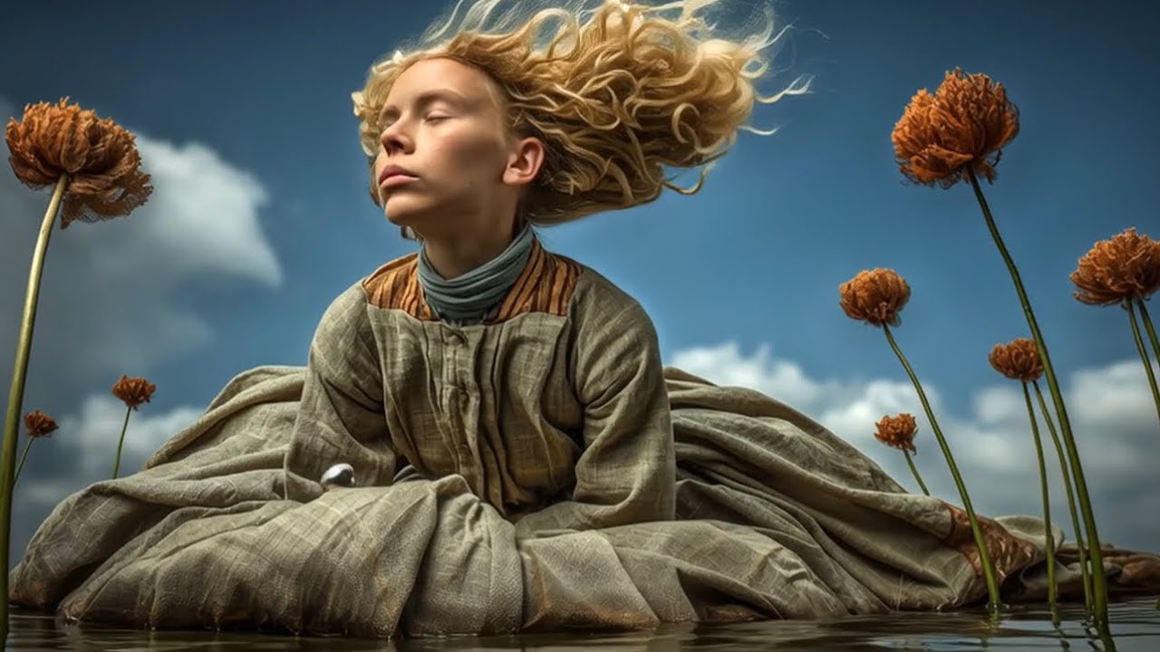 Surreal AI Official Music Video - I’m a Ribbon in the Sky, Undone - Kelly Boesch | 4K