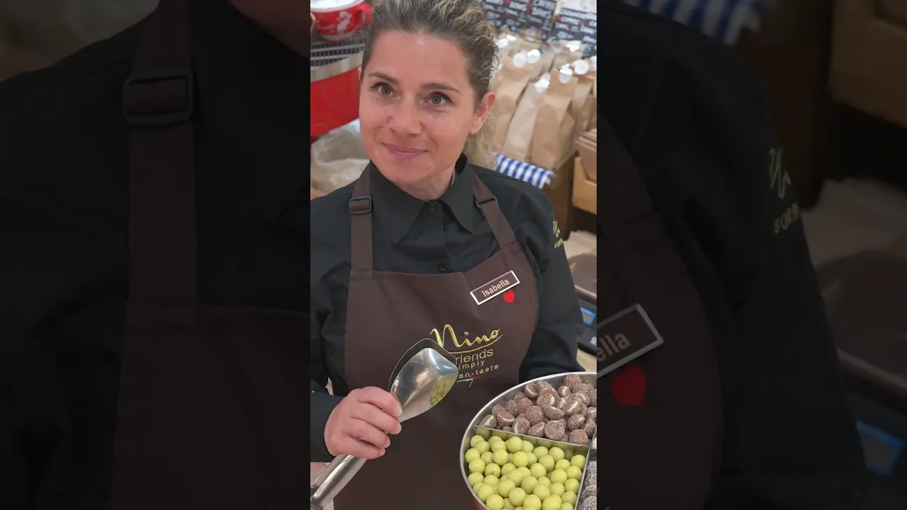 Tasting Limoncello and Chocolate at Nino and Friends in Sorrento, Italy! 🇮🇹🍫 #sorrento