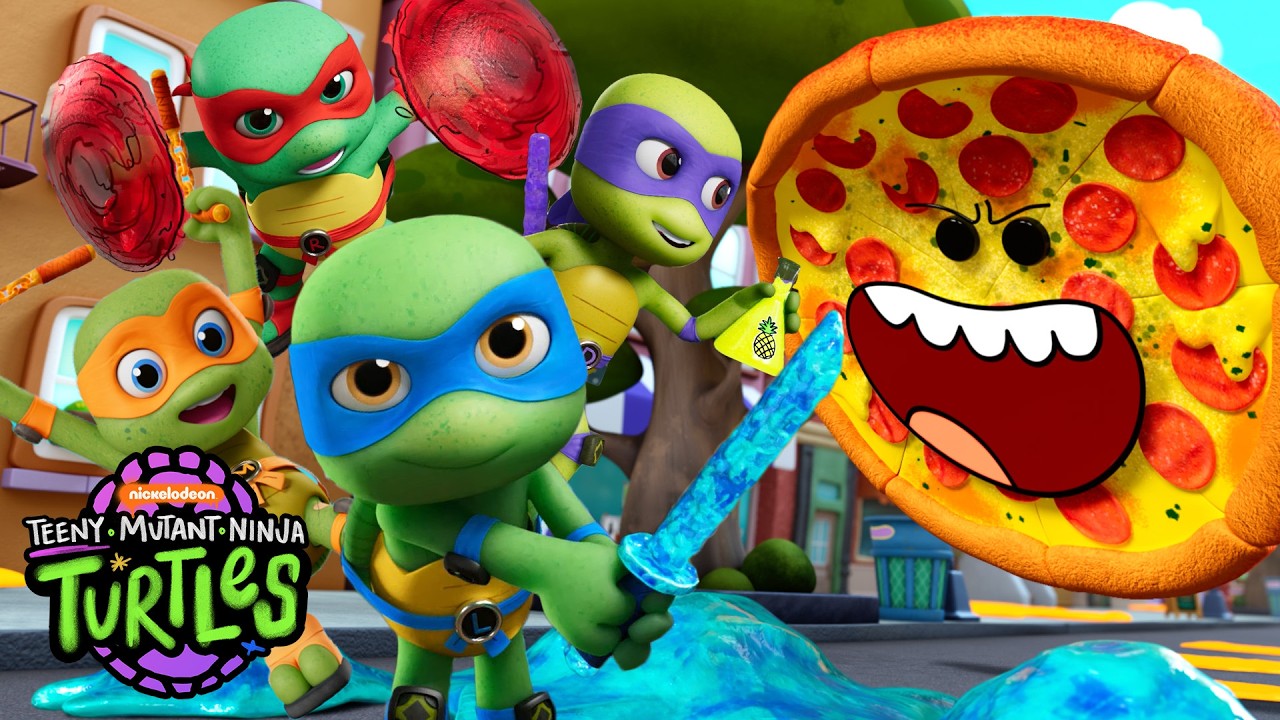 TEENY MUTANT NINJA TURTLES | Episode 1: Pizza Monster 🍕 | Full Episode