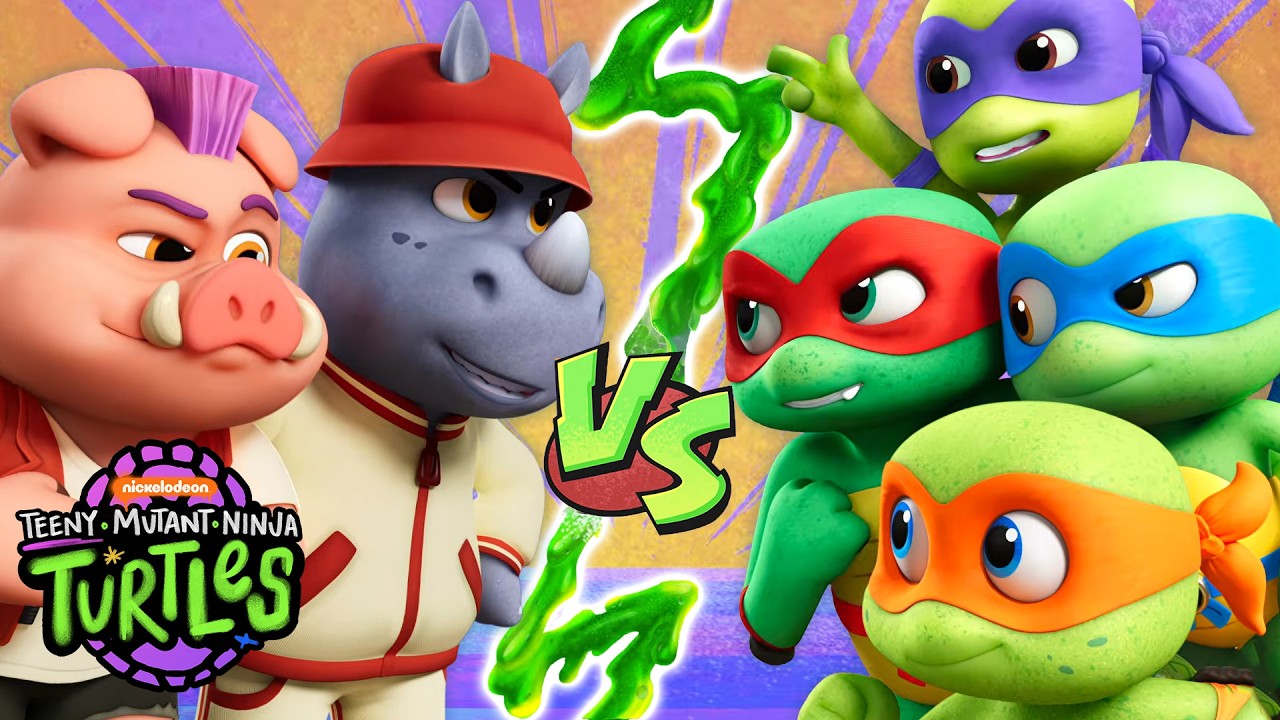 TEENY MUTANT NINJA TURTLES | Episode 5: The Oozified Boombox 📻 | Full Episode