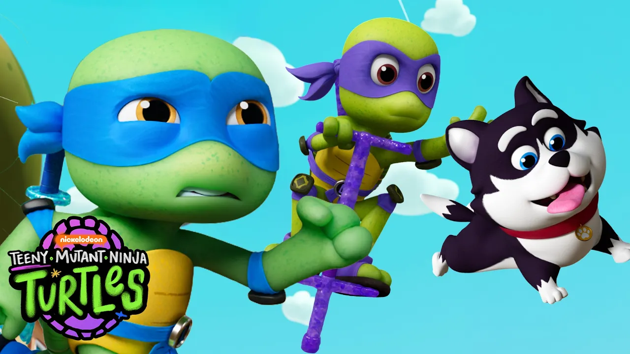 TEENY MUTANT NINJA TURTLES | Episode 8: The Flying Puppy 🐶 | Full Episode