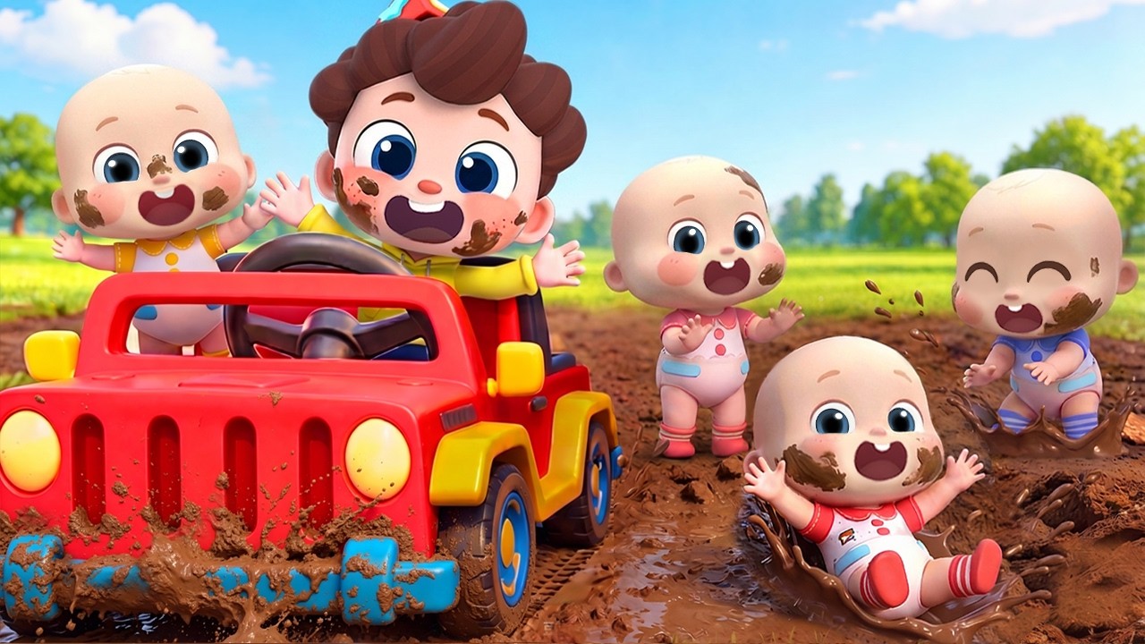 Ten in the Mud 2 | Learn Numbers 1 to 10 | Preschool Learning | Kids Songs | BabyBus