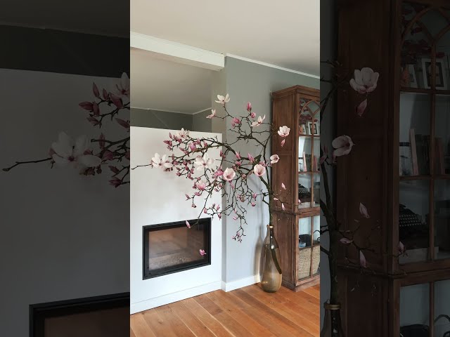 The Art of “Foraging” - Bringing a cut magnolia branched inside