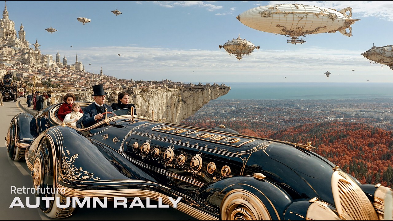 The Autumn Rally: A Steampunk Pilgrimage to the Old Capital | AI 4K — Retrofutura