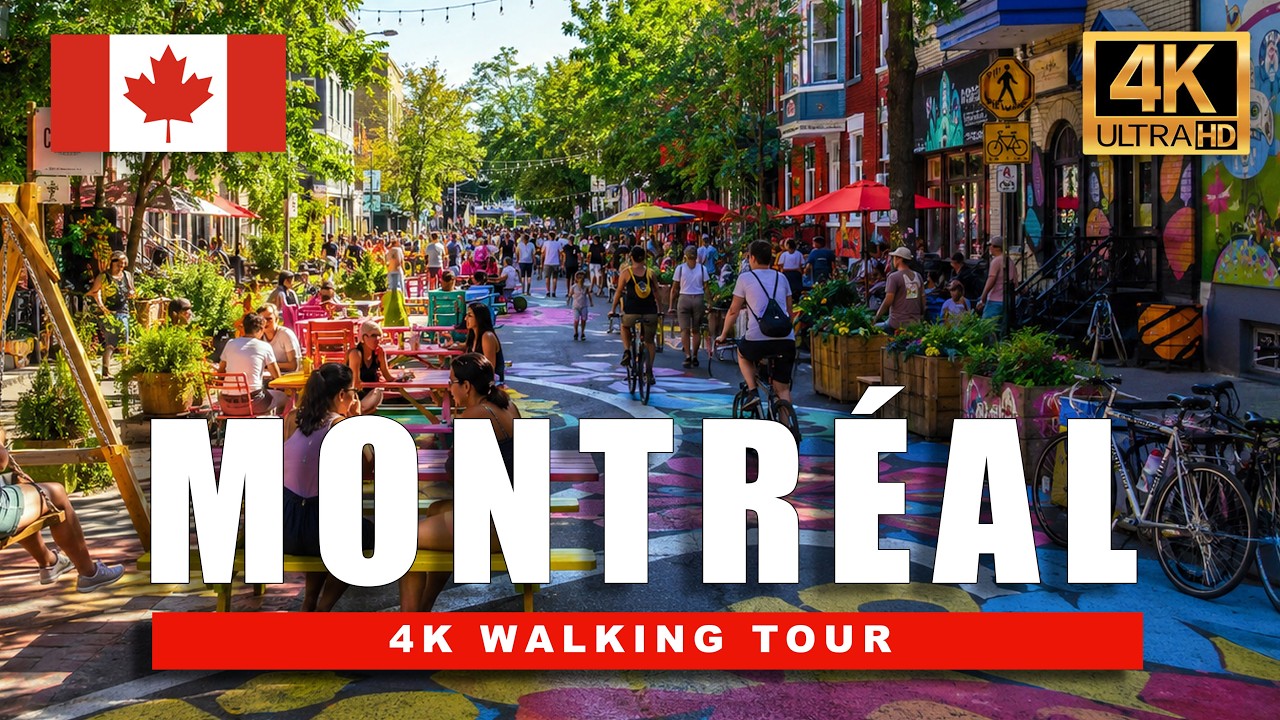 🇨🇦 The Best of Montréal in Summer | Old Town, Festivals & Downtown 4K Walk