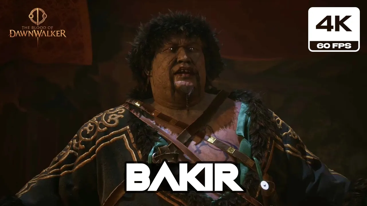 The Blood of Dawnwalker - Bakir, The Ghengis Khan Boss Fight (4K 60FPS)