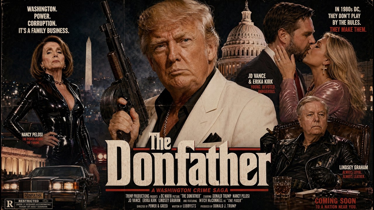 The Donfather - Washington imagined as Scarface