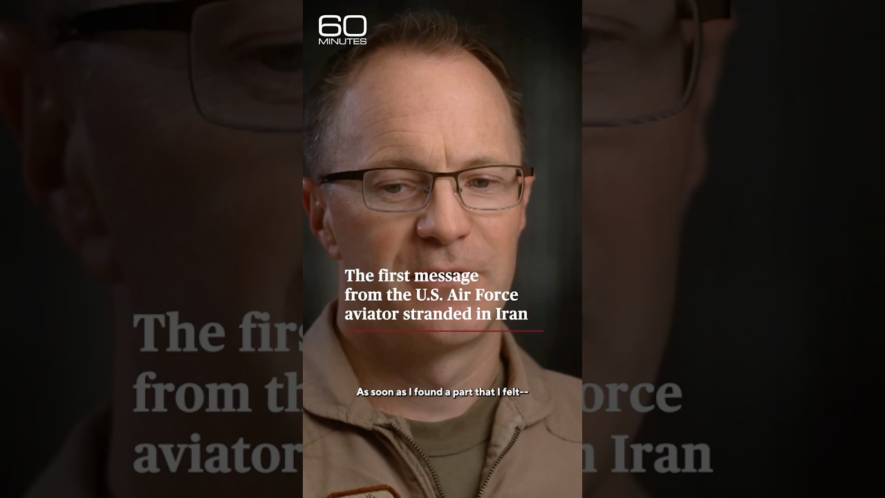 The first message from the U.S. Air Force aviator stranded in Iran #shorts