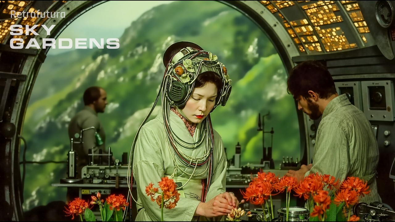 The Floating Gardens: Palaces of Glass in the Sky | AI 4K