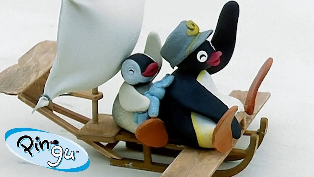 The Flying Pingu! 🐧 | Pingu - Official Channel | Cartoons For Kids