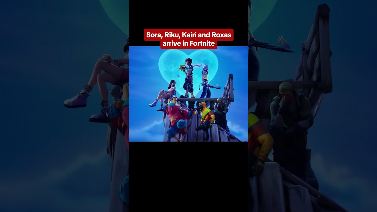 The Kingdom Hearts crew is in Fortnite