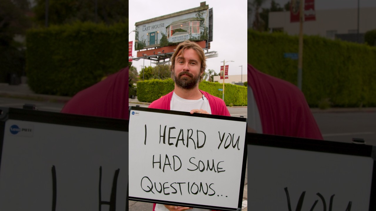 The man in the billboard is out! And he's ready to answer your questions. #TheLastHouse