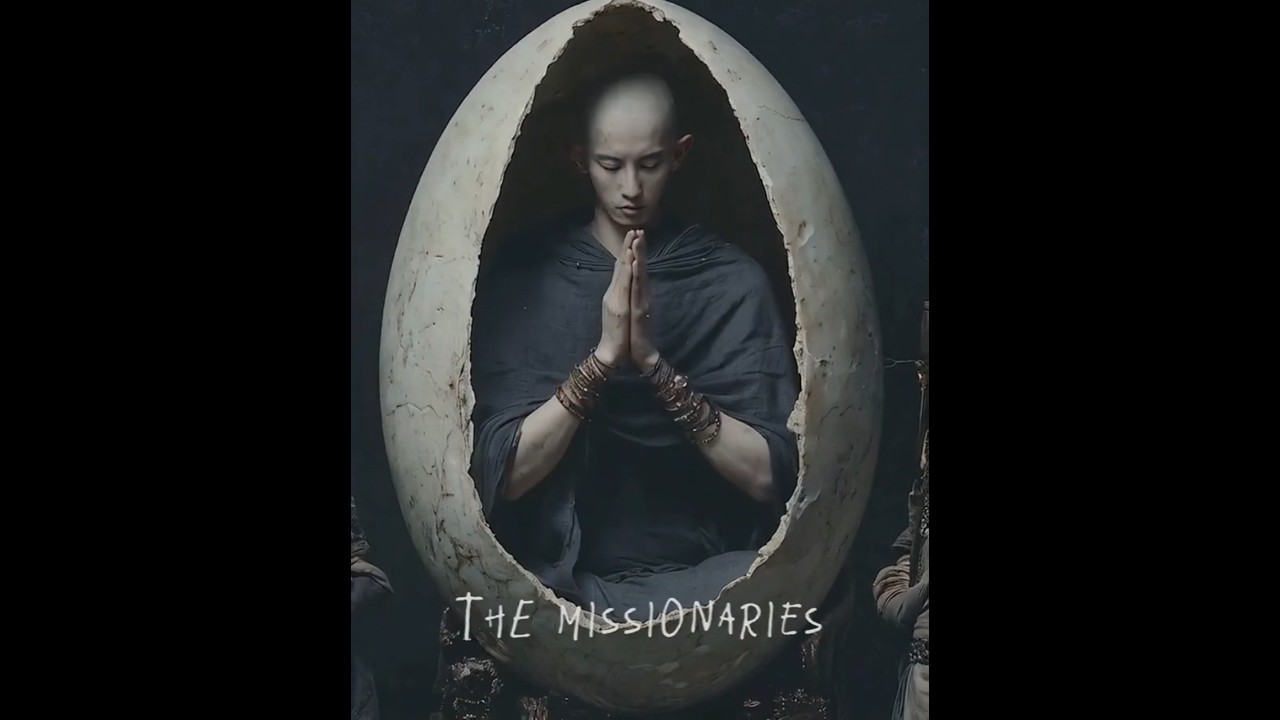 The Missionaries. Short Sci-fi thriller with alien monks travelling the universe to preach. Creature