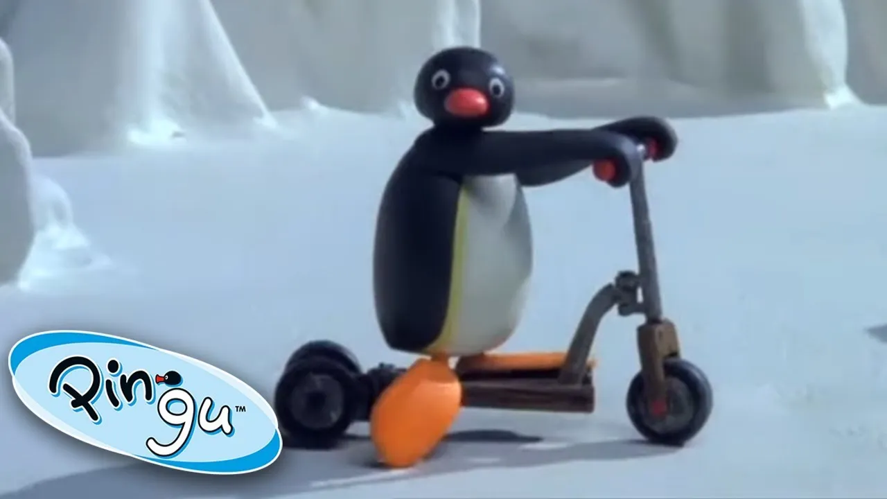 The NEW Scooter! 🐧 | Pingu - Official Channel | Cartoons For Kids