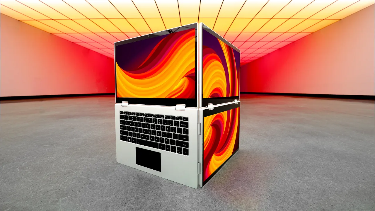 The Tri-Screen Laptop is Finally Here