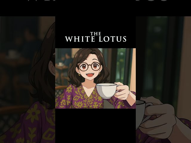 The White Lotus as an Anime #thewhitelotus #thewhitelotusseason3 #aianimation