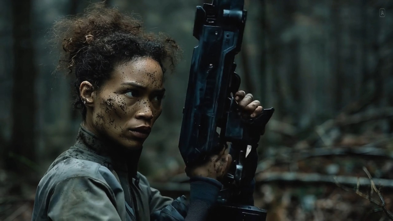 The WILD Fantasy sci-fi action, with Werewolf creatures, Alien. Sci-fi woman fighting for survival.