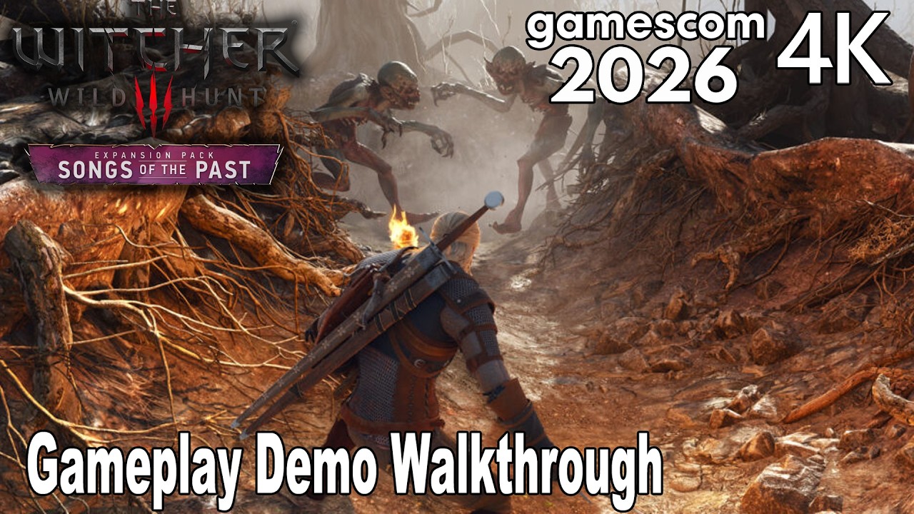 The Witcher 3: Wild Hunt Songs of the Past Gameplay Demo Walkthrough 4K | gamescom 2026