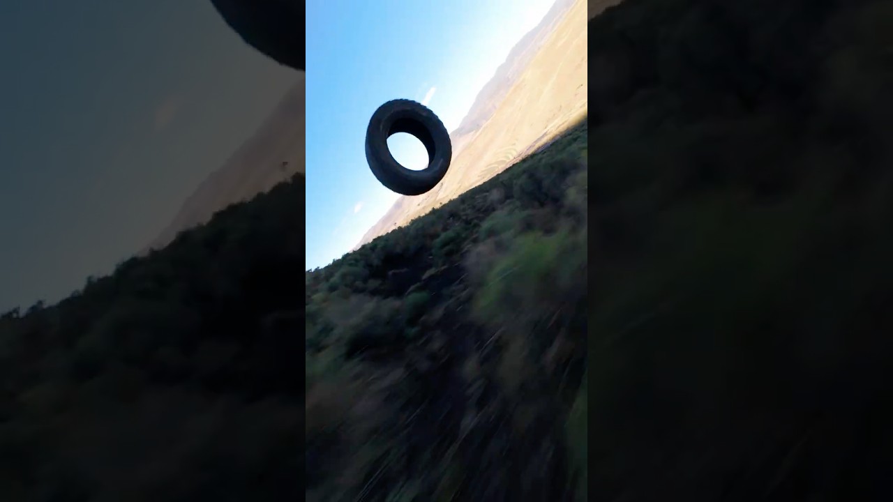 Tire Vs FPV Drone