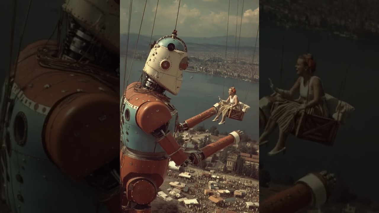 Tivoli Planet. A Sci-fi fantasy world with circus artists, giant robots and extreme Tivoli fairs.