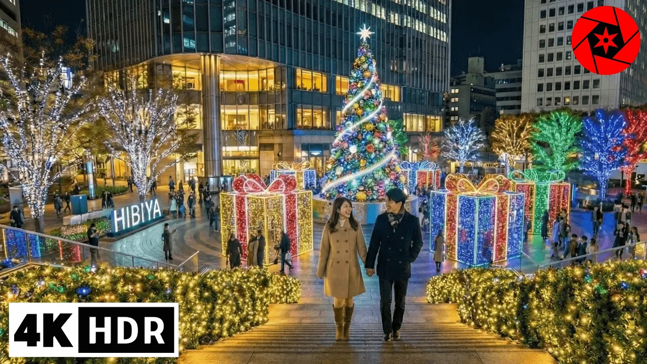 Tokyo Christmas Lights 2025 - Hibiya, Ebisu, Ikebukuro