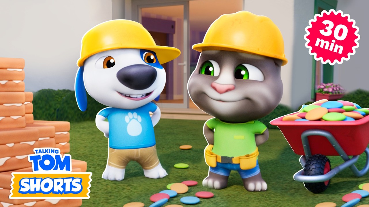 Tom's Jobs 🧑‍🚒💪 Talking Tom Shorts Compilation