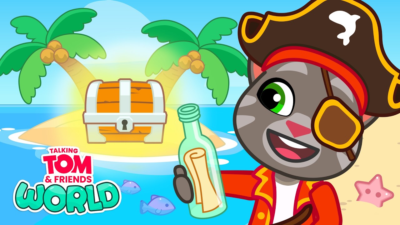Tom's Treasure Hunt 🗺️🌴 Talking Tom & Friends: World Gameplay