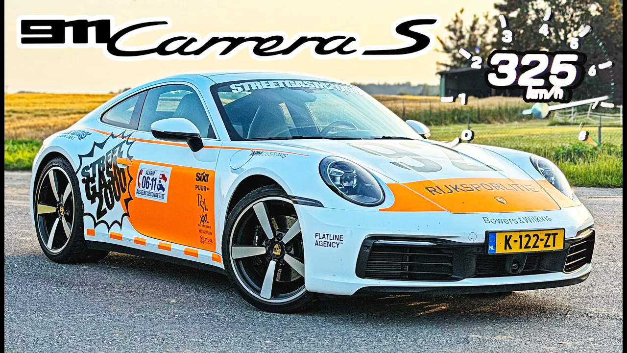 TOP SPEED & 0-325KMH TEST with DRAGY PRO // my PORSCHE 992.1 Carrera S