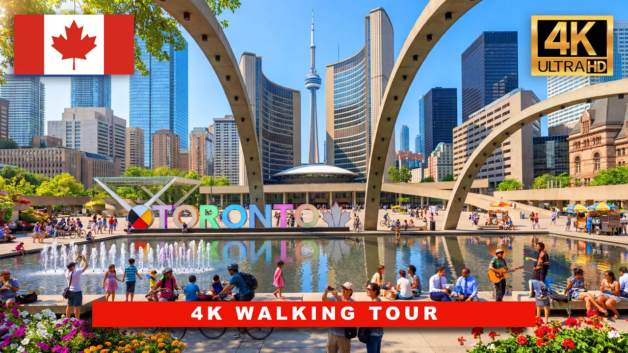 Toronto, FIFA World Cup Host City | 4K Walking Tour of Downtown Toronto