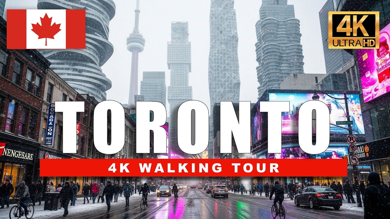 🇨🇦 Toronto Walking Tour - Experience the BEST of Toronto's Yonge Street Walking Tour in 4K HDR 60fps