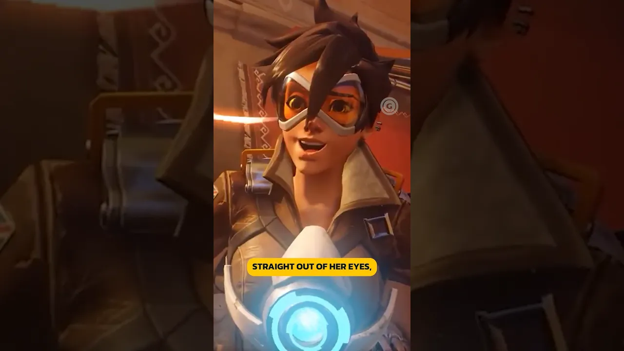 Tracer Used to Shoot Lasers Out of Her Eyes