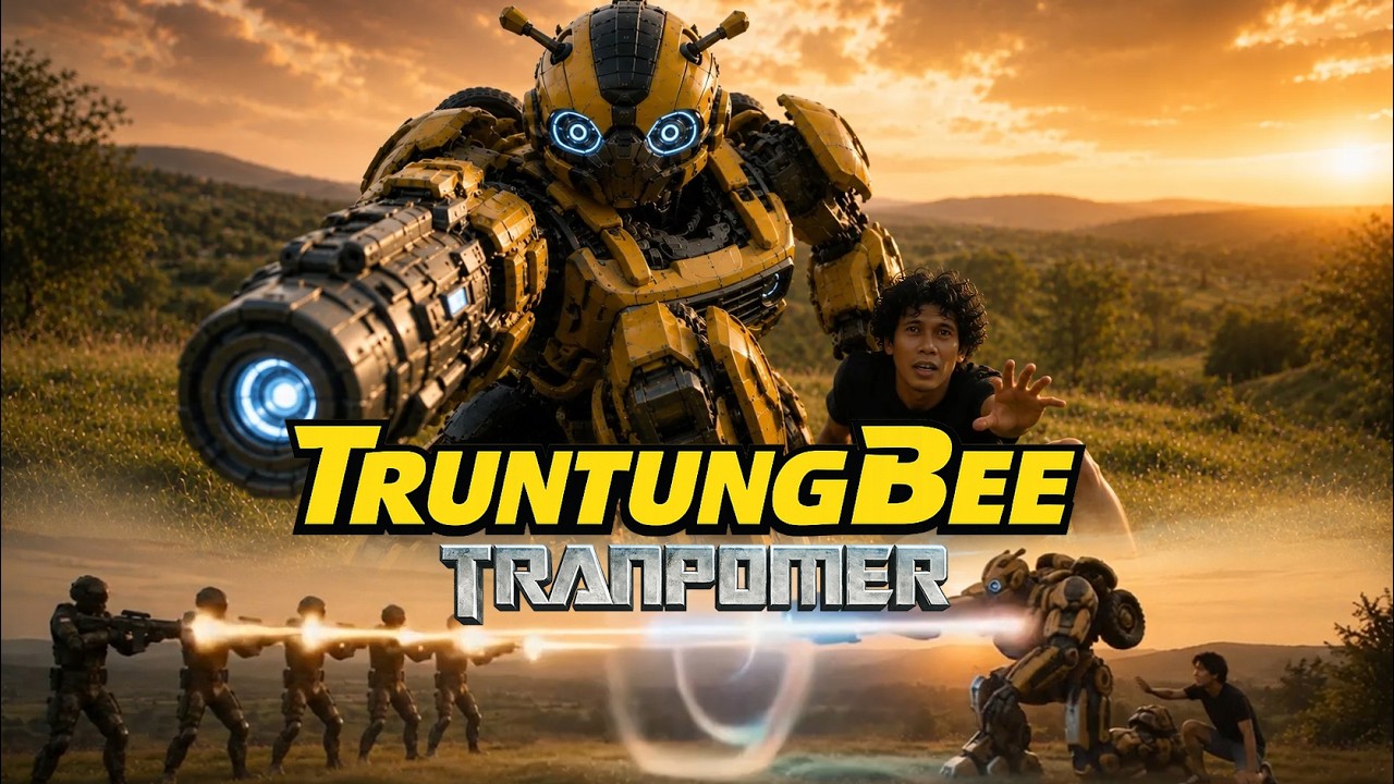 TRANPOMER TruntungBee Eps.2  (Film Parody AI Action Comedy) Transformers Jowo