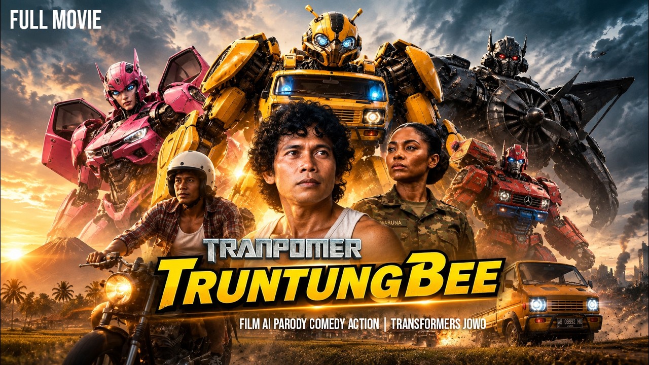 Transformers Jowo Full Movie || Tranpomer TruntungBi (Film Parody AI Action Comedy) By AntVideograph