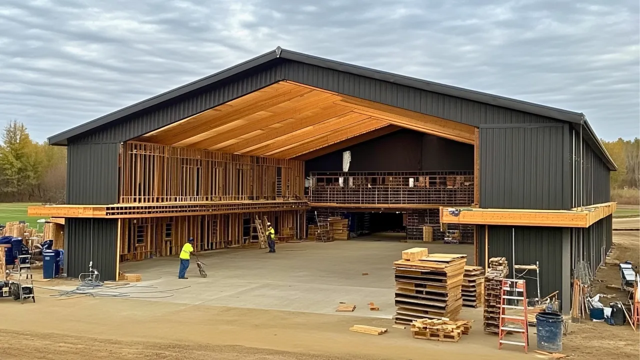 Two Men Turn a Barn Structure into a $750,000 Home in One Year | BARNDOMINIUM Build