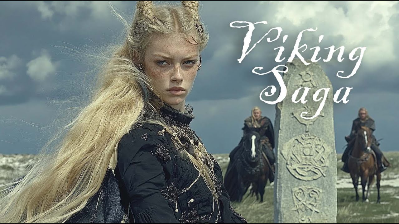 VIKING SAGA - Odin's Nordic mythological Valkyries. Fantasy myth, battle and adventure.