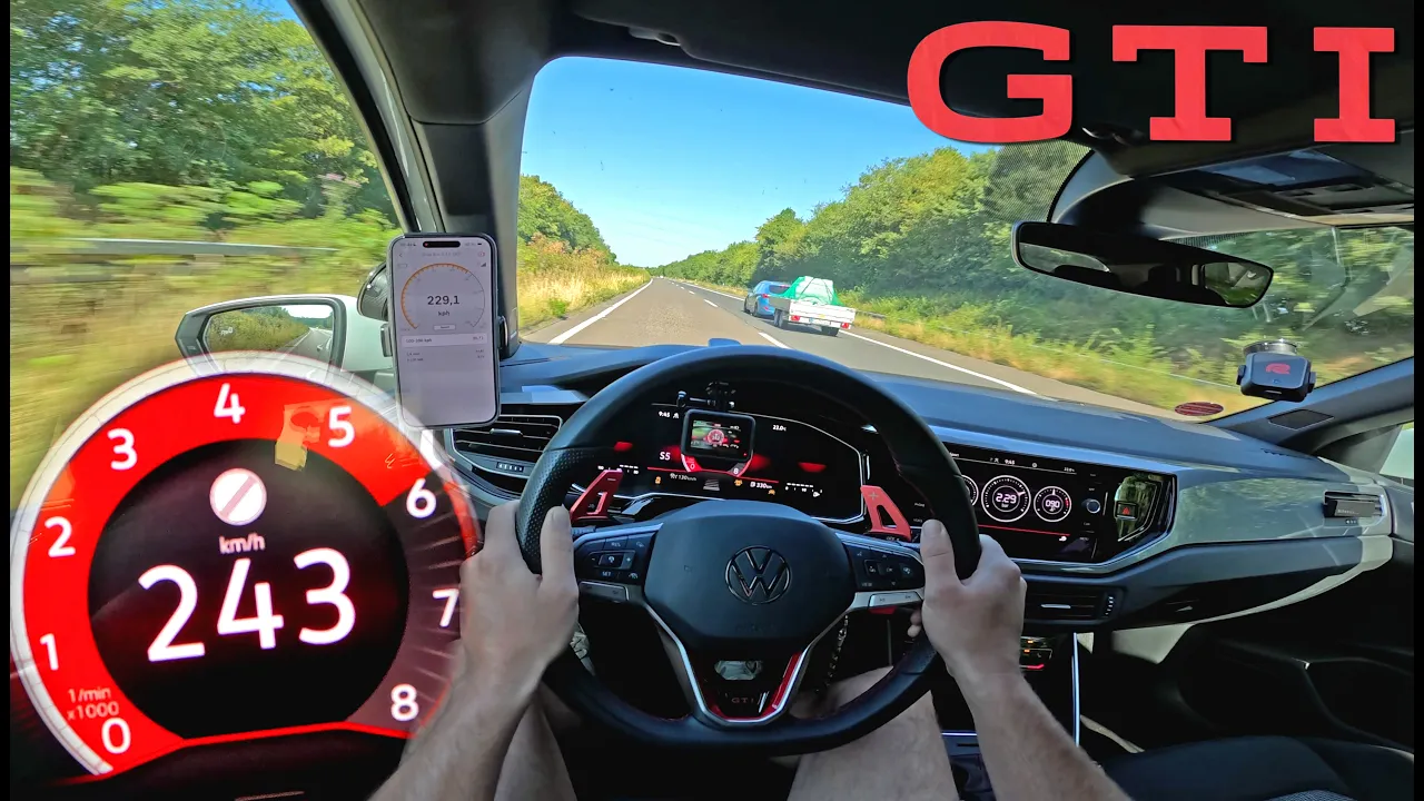 VW POLO GTI 2.0 TSI FACELIFT // TOP SPEED?! on AUTOBAHN