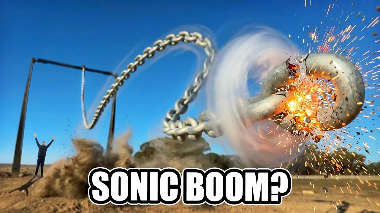 We Built The World's Biggest Chain Whip!