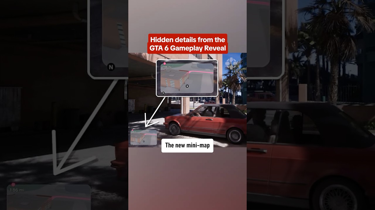 We got a 3D mini-map in GTA 6 before GTA 6. What was your favorite detail? #gta6 #gameplay #ign