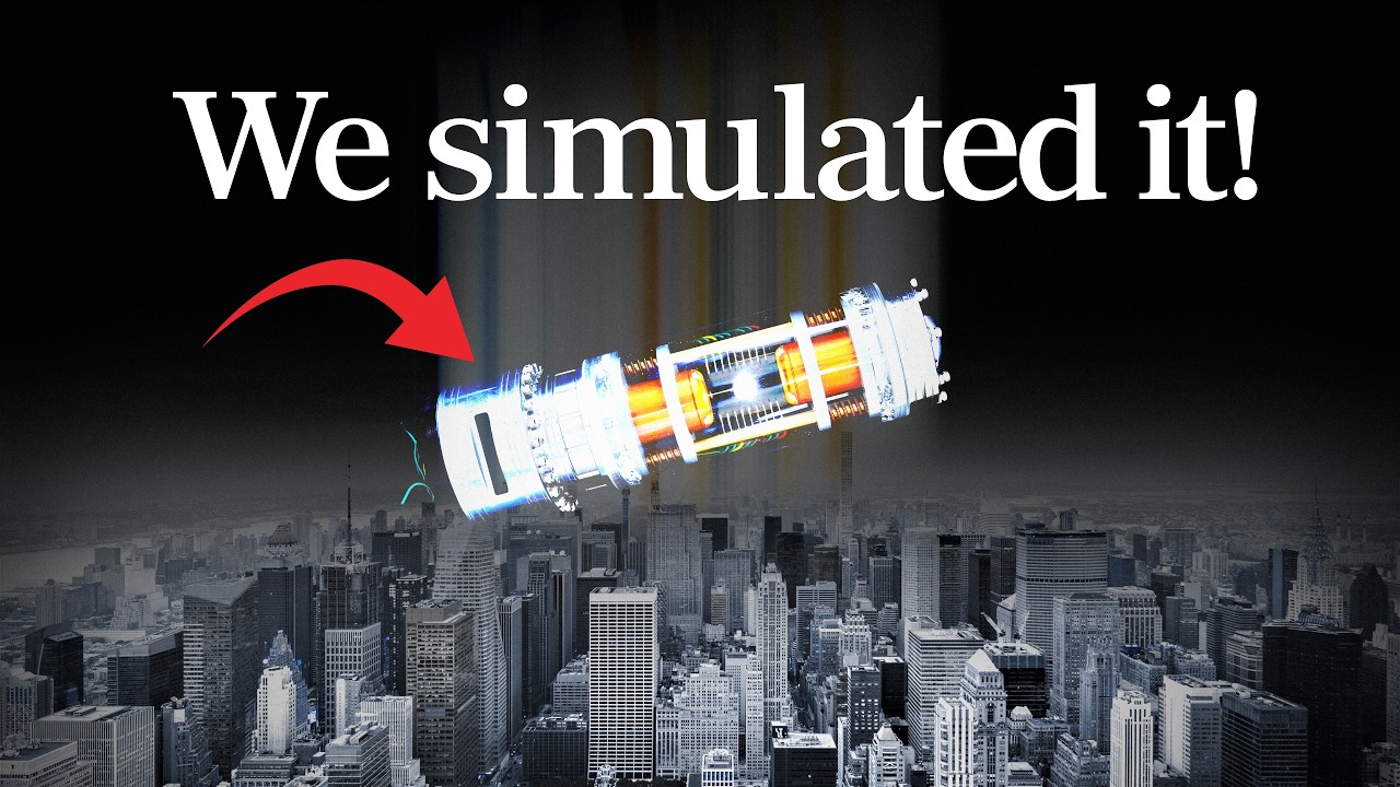 What happens if you drop 0.125 grams of antimatter?