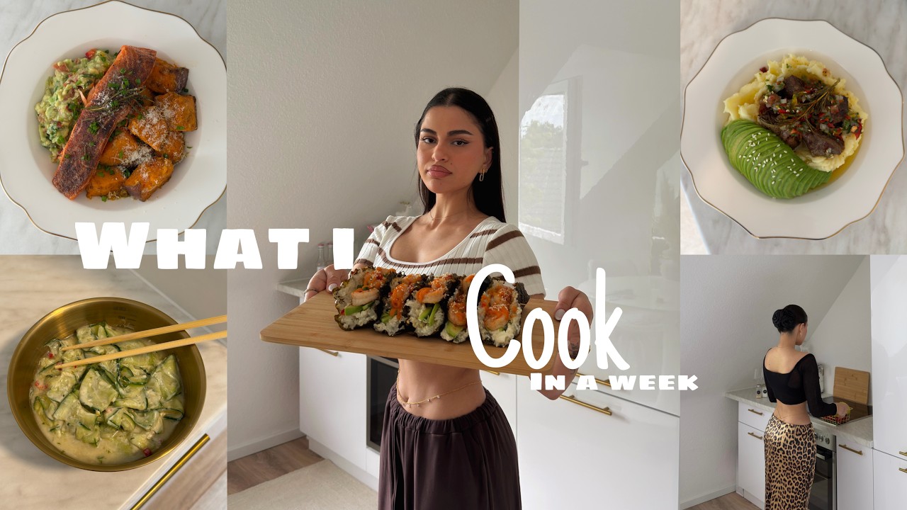 What I cook in a week, visual recipes 👩🏽‍🍳🍽️