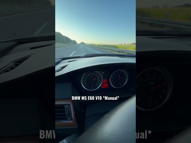 When BMW M5 was V10..