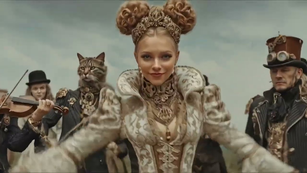 When Fantasy Becomes Reality | Steampunk Baroque World | AI Short Film
