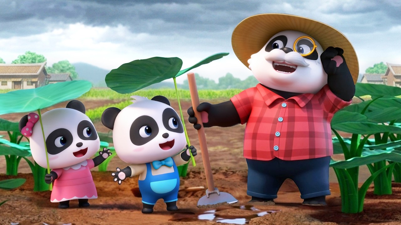 When the Sky Turns Dark | Fun Muddy Adventure | Funny Family Song for Kids | BabyBus