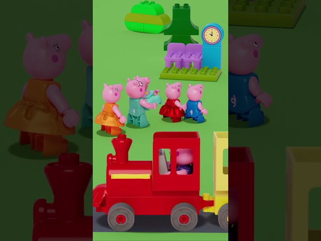 Where’s Peppa Pig’s Train? 🚂 #PeppaPigTales #Shorts #LEGODUPLO