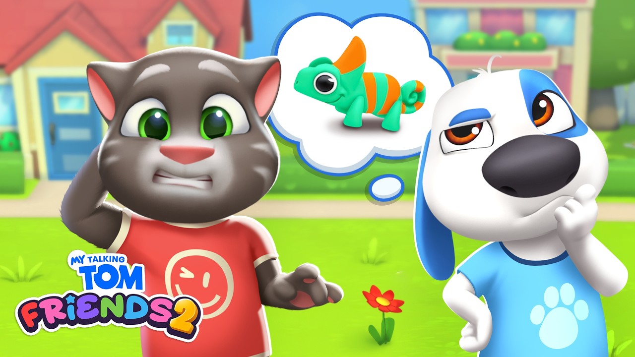 Where's the Chameleon? 🦎😟 My Talking Tom Friends 2 Game Stories